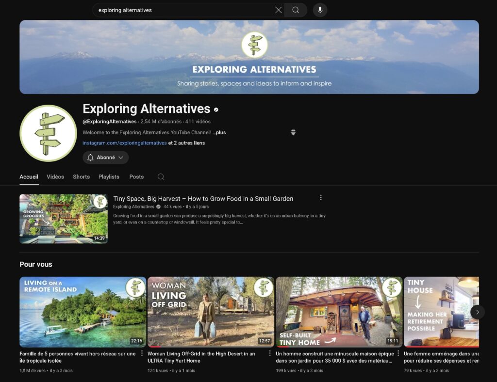 Exploring alternatives